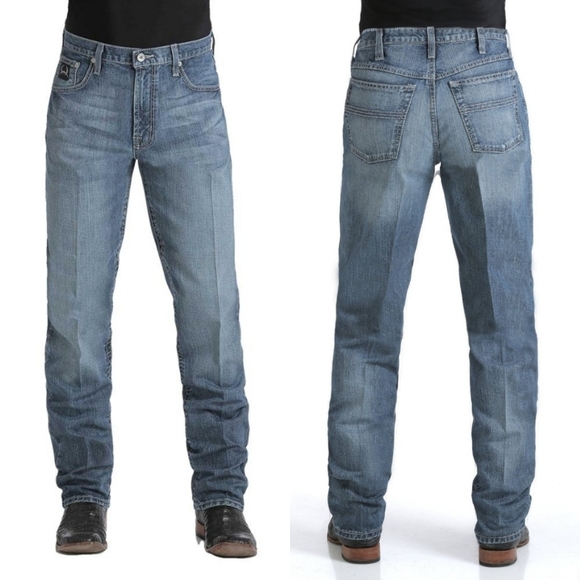 Cinch Other - Cinch "Black Label 2.0" Relaxed Fit Slim Taper Blue Jean | Men's Size 30x32